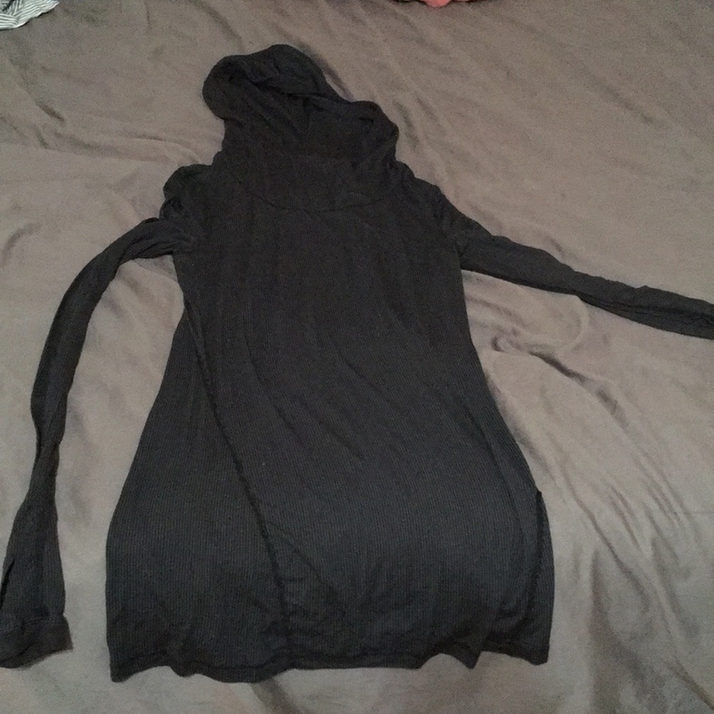 Lululemon long sleeve with hoodie/scarf